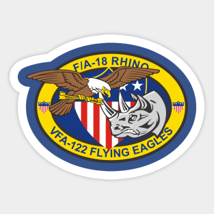 VFA-122 Flying Eagles - Rhino Sticker